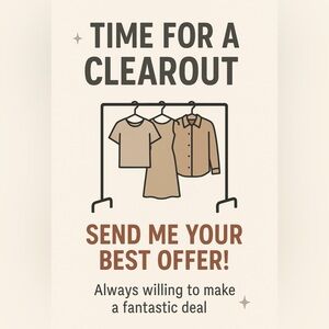 Help me clear out my closet!